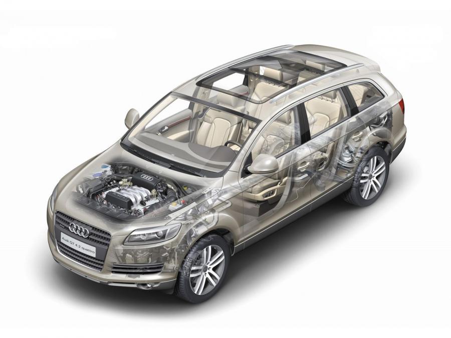 Схема Audi Q7 4.2 Quattro (4L) 2005 года  (фото 15 из 30)
